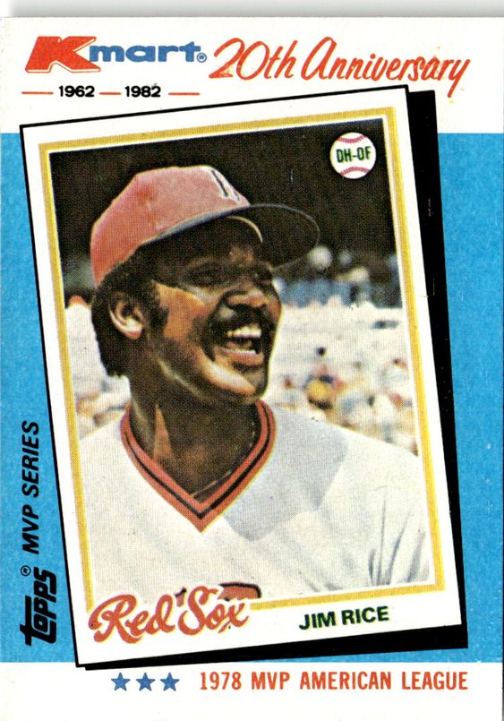 1982 Topps Kmart Jim Rice graded slab