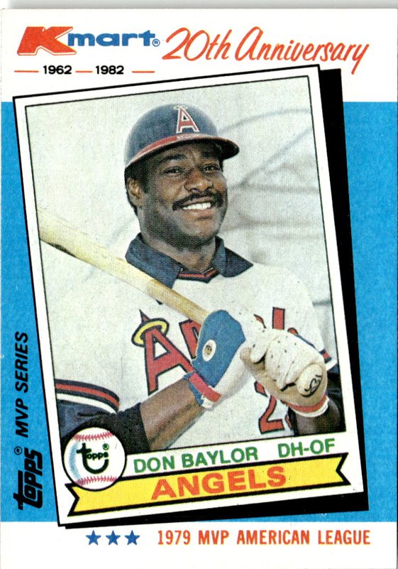 1982 Topps Kmart Don Baylor graded slab
