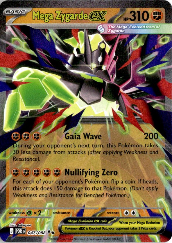 2026 Pokemon Mega Evolution Mega ZygardeEX graded slab