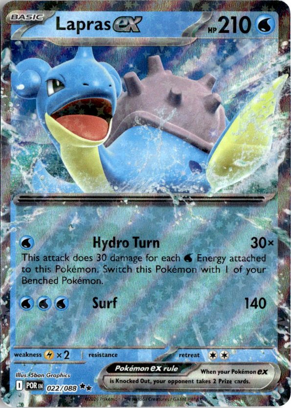 2026 Pokemon Mega Evolution LaprasEX graded slab