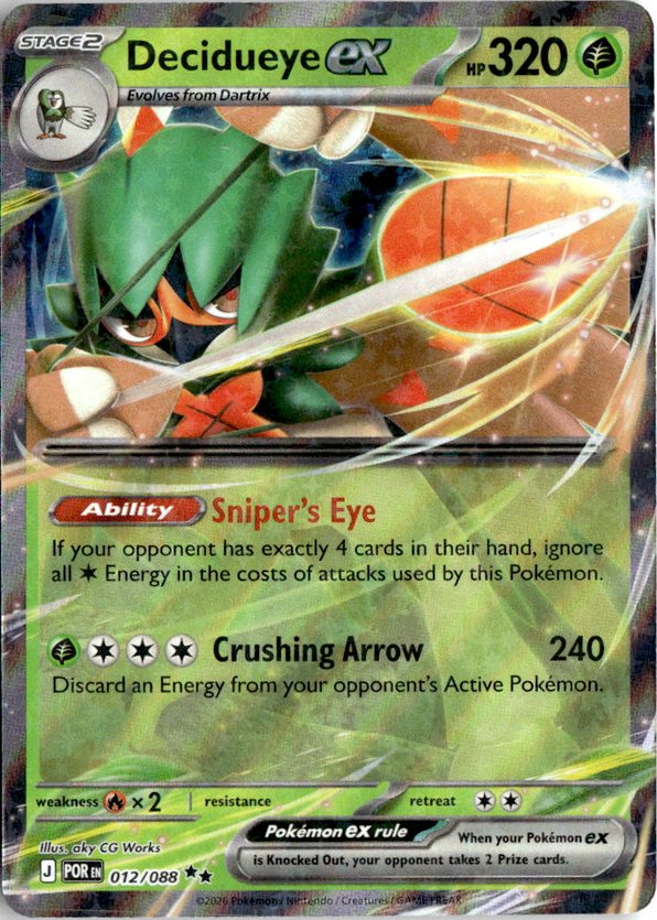 Decidueye Ex graded slab