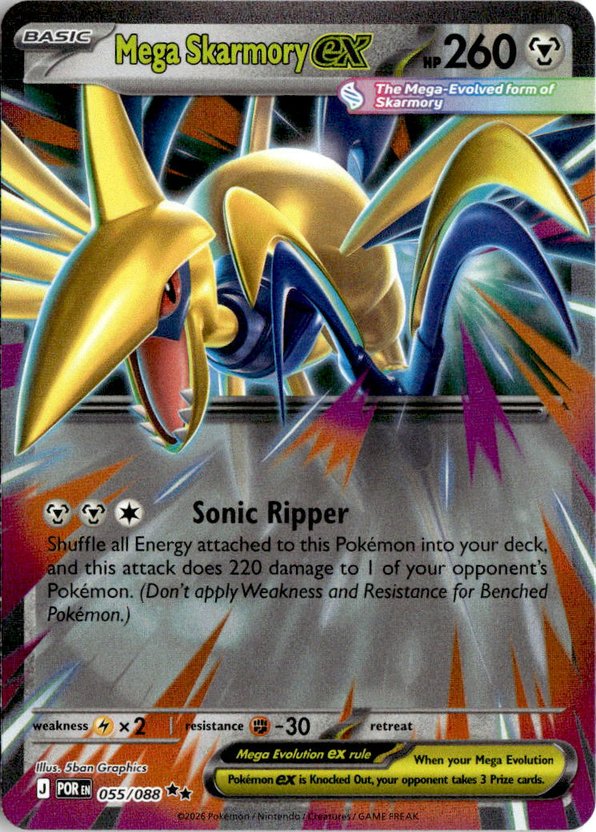 Mega Skarmory Ex graded slab
