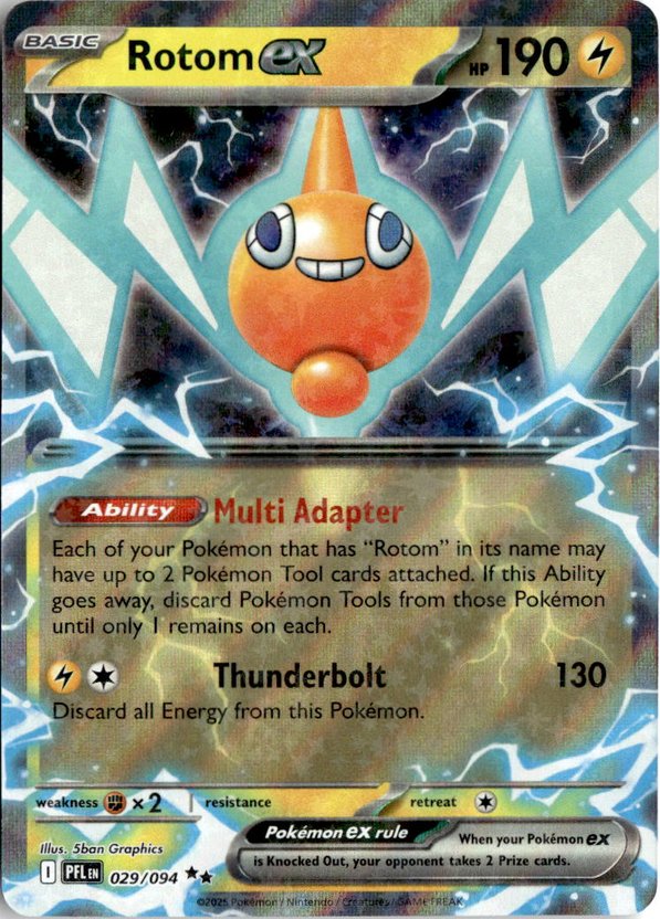 Rotom Ex graded slab