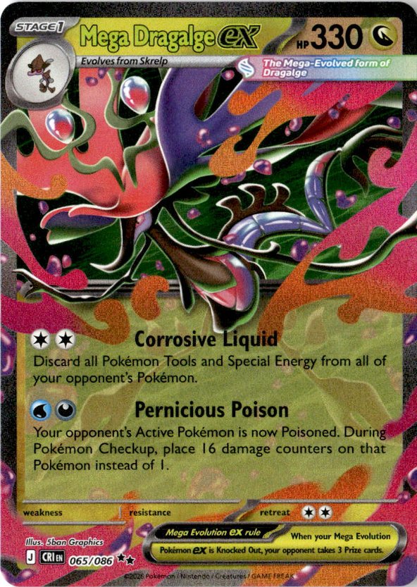 Mega DragalgeEX graded slab