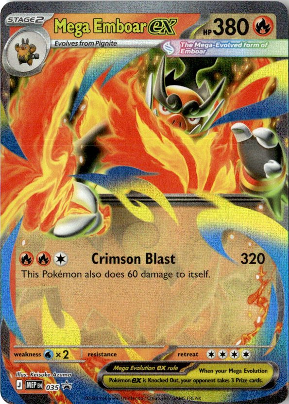 Mega Emboar Ex graded slab