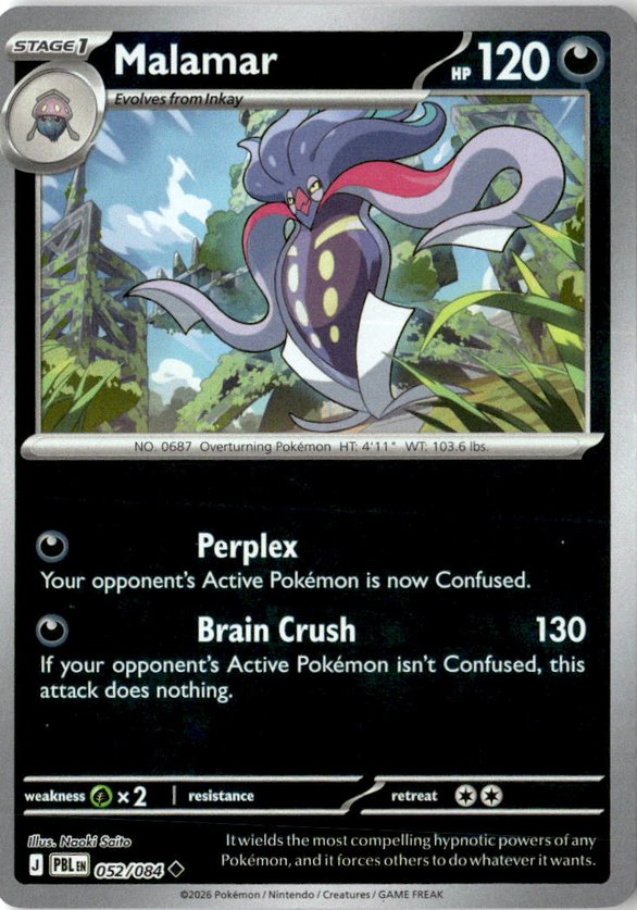 2026 Pokemon Mega Evolution Malamar graded slab