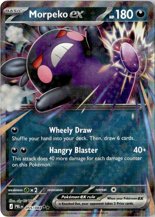 2026 Pokemon Mega Evolution Morpeko Ex graded slab