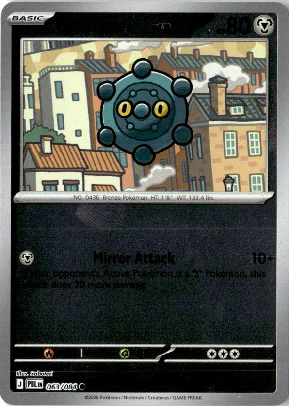 2026 Pokemon Mega Evolution Bronzor graded slab