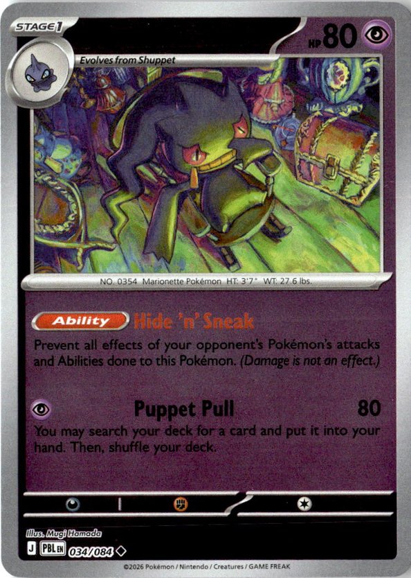2026 Pokemon Mega Evolution Banette graded slab