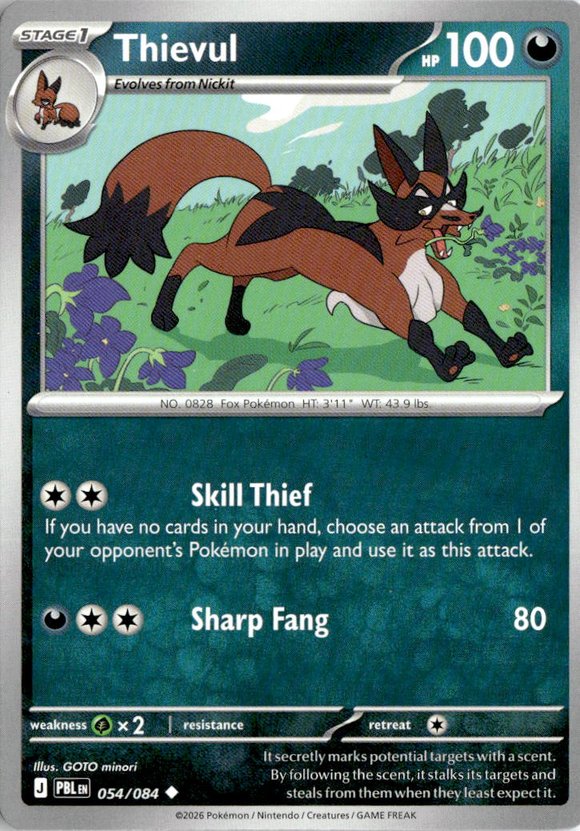 2026 Pokemon Mega Evolution Thievul graded slab