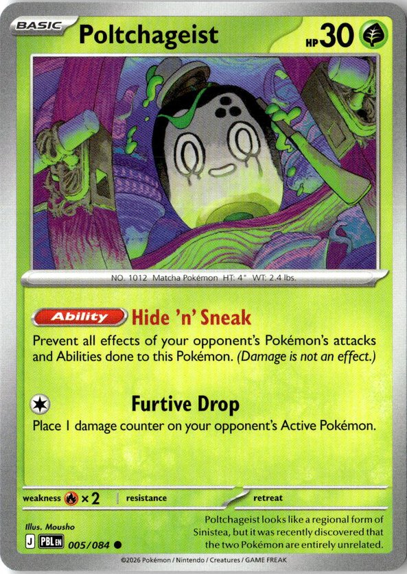 2026 Pokemon Mega Evolution Poltchageist graded slab