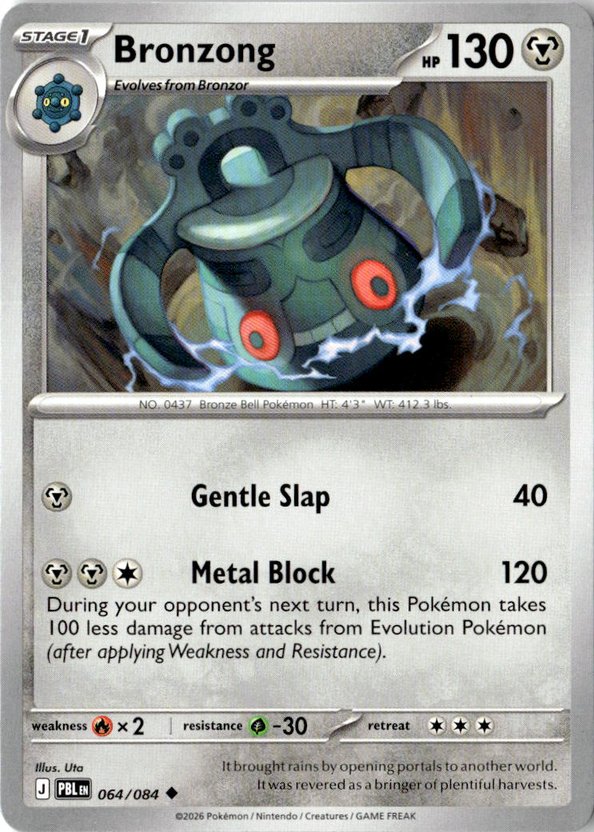 2026 Pokemon Mega Evolution Bronzong graded slab