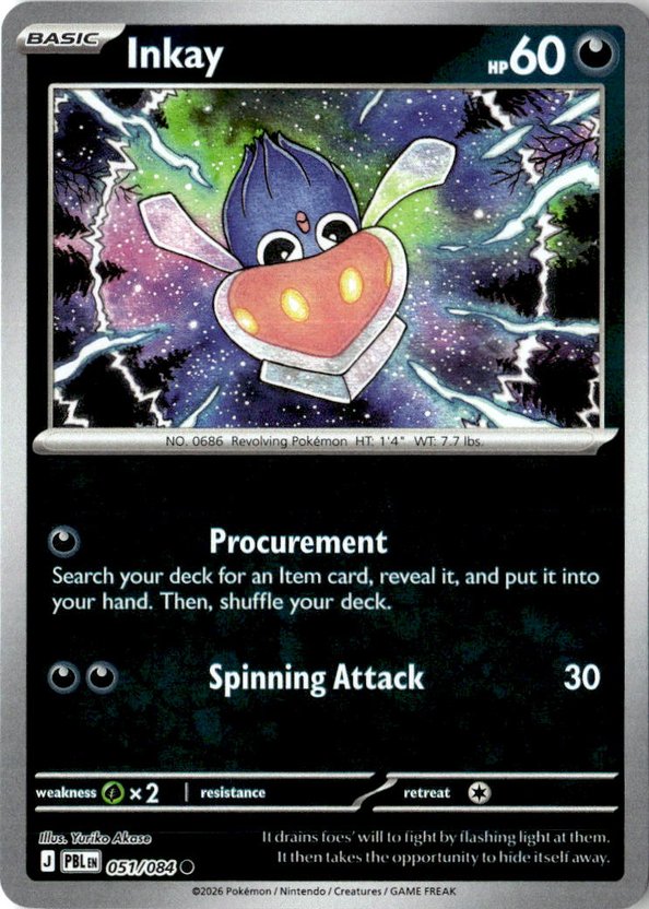 2026 Pokemon Mega Evolution Inkay graded slab