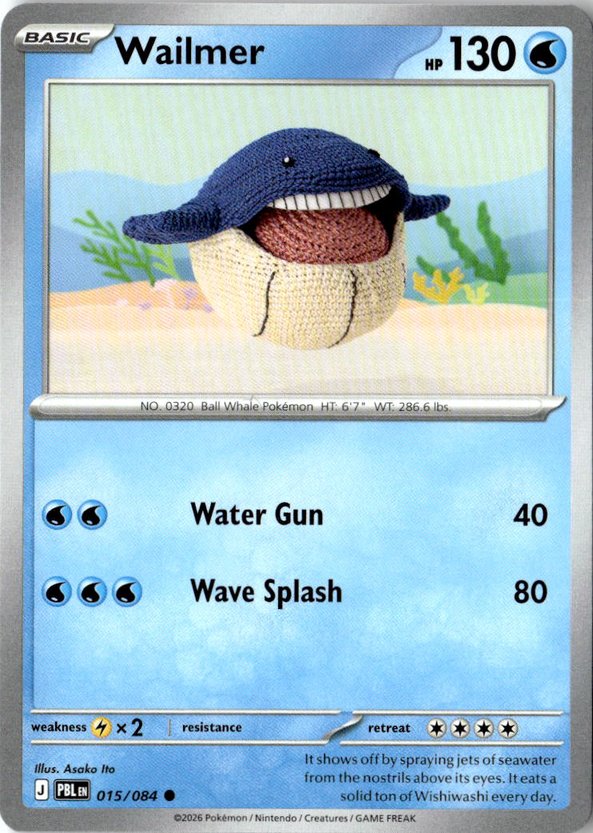 2026 Pokemon Mega Evolution Wailmer graded slab