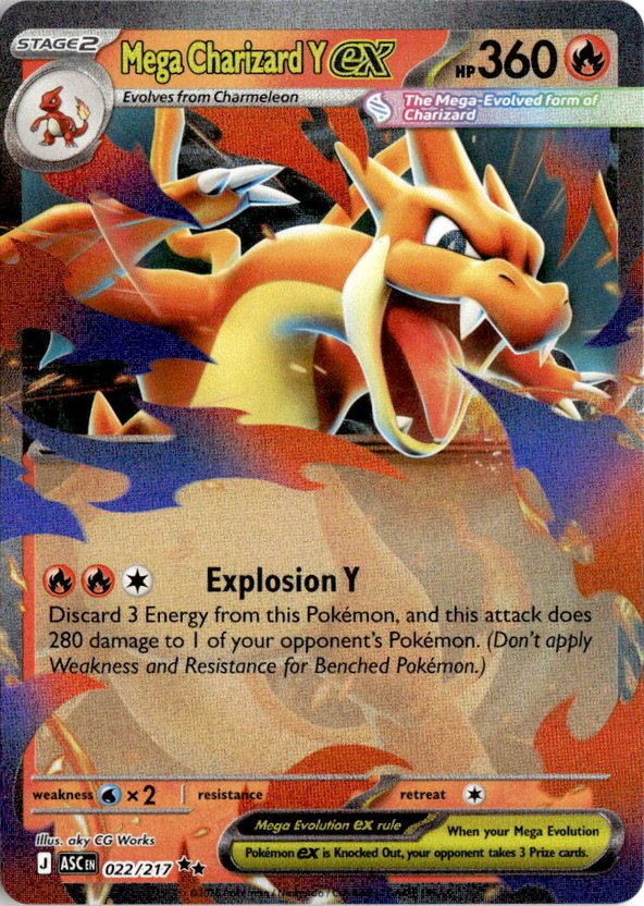 Mega Charizard YEX graded slab