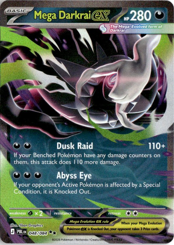 2026 Pokemon Mega Evolution Mega DarkraiEX graded slab
