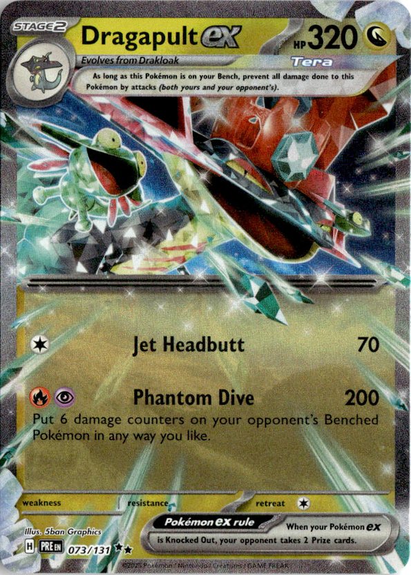2026 Pokemon Pre En Dragapult Ex graded slab