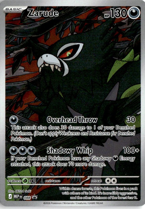 2025 Prerelease Promos Zarude graded slab