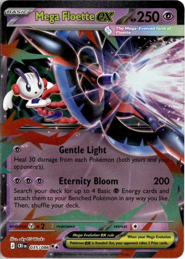 2026 Pokemon Mega Evolution Mega FloetteEX graded slab