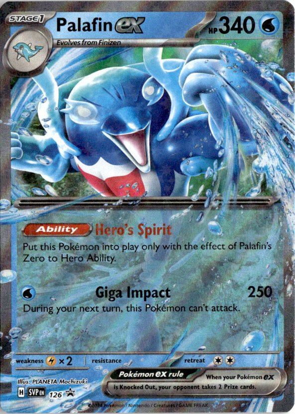 2022 Pokemon Scarlet And Violet Palafin Ex graded slab