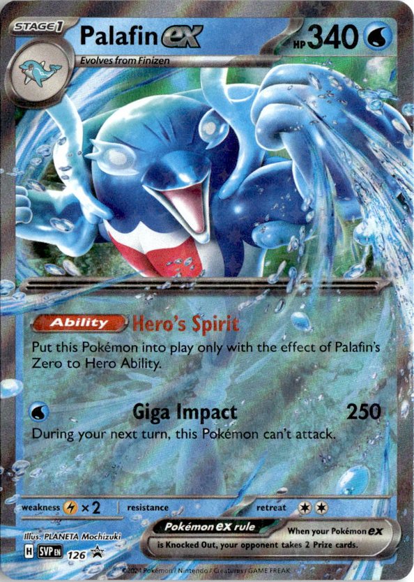 2022 Pokemon Scarlet And Violet Palafin Ex graded slab