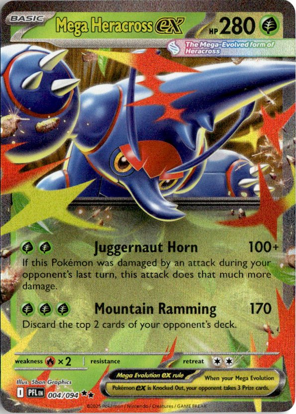 Mega Heracross Ex graded slab