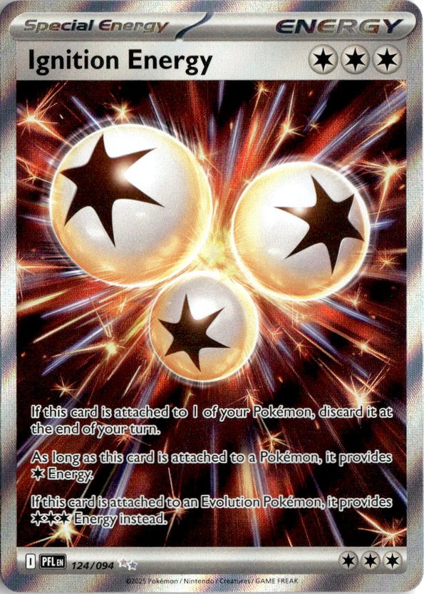 2025 Pokemon Mega Evolution Ignition Energy graded slab