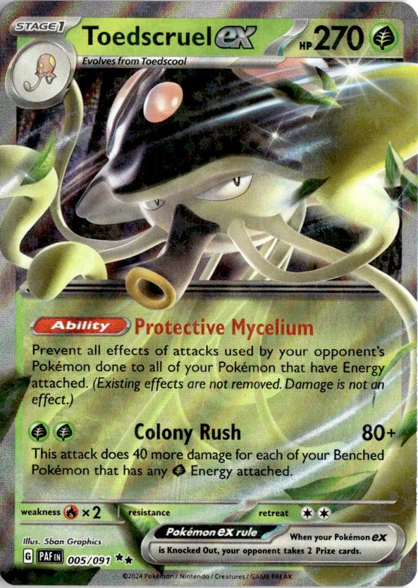 2024 Pokemon Scarlet And Violet ToedscruelEX graded slab