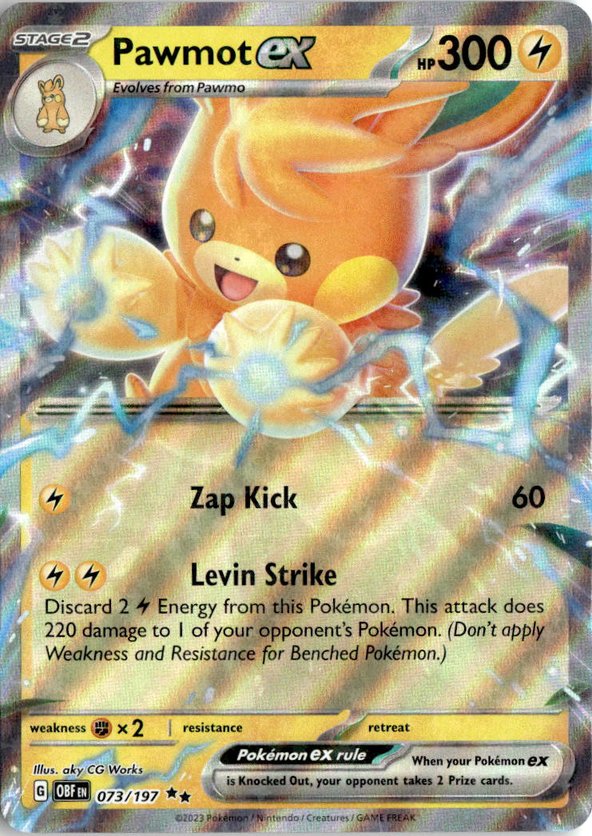 2023 Pokemon Scarlet And Violet PawmotEX graded slab