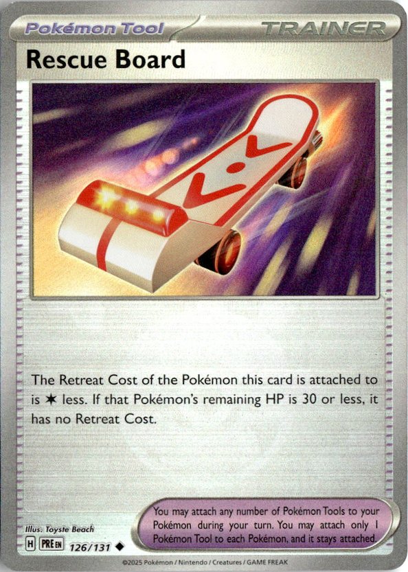 2025 Pokemon Scarlet And Violet Rescue Board graded slab