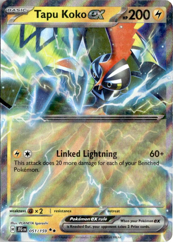 2025 Pokemon Scarlet And Violet Tapu KokoEX graded slab
