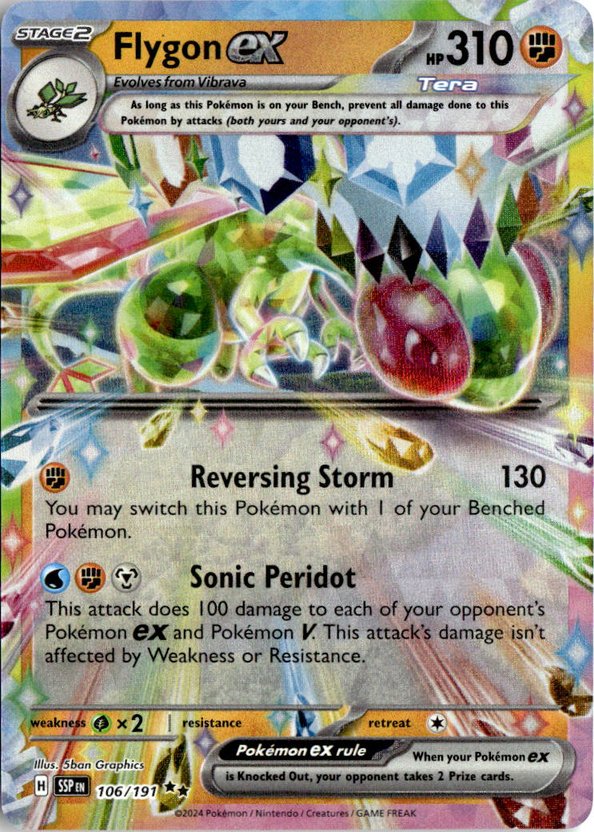 2024 Pokemon Scarlet And Violet FlygonEX graded slab