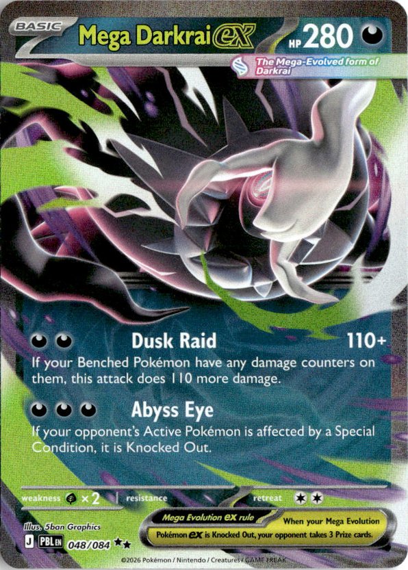 2026 Pokemon Mega Evolution Mega DarkraiEX graded slab