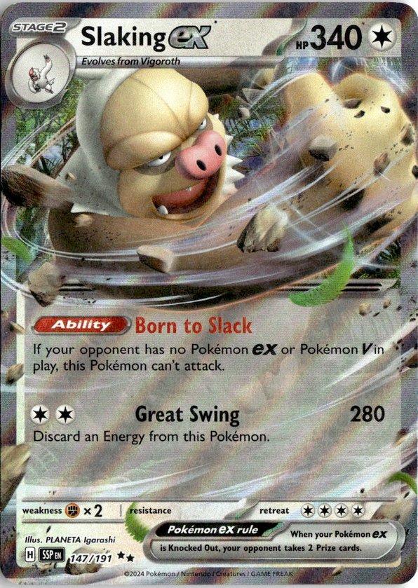 2024 Pokemon Scarlet And Violet SlakingEX graded slab