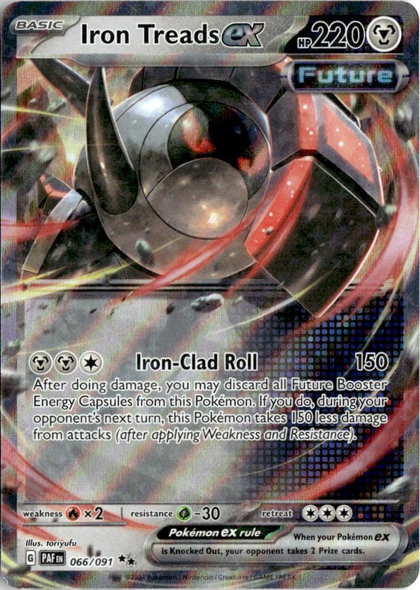 2024 Pokemon Scarlet And Violet Iron Treads Ex graded slab