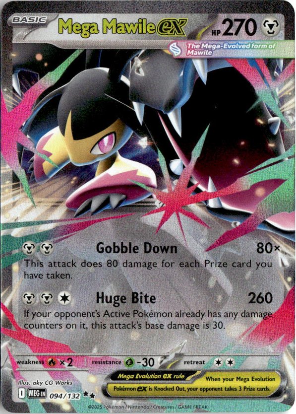 2025 Pokemon Mega Evolution Mega MawileEX graded slab