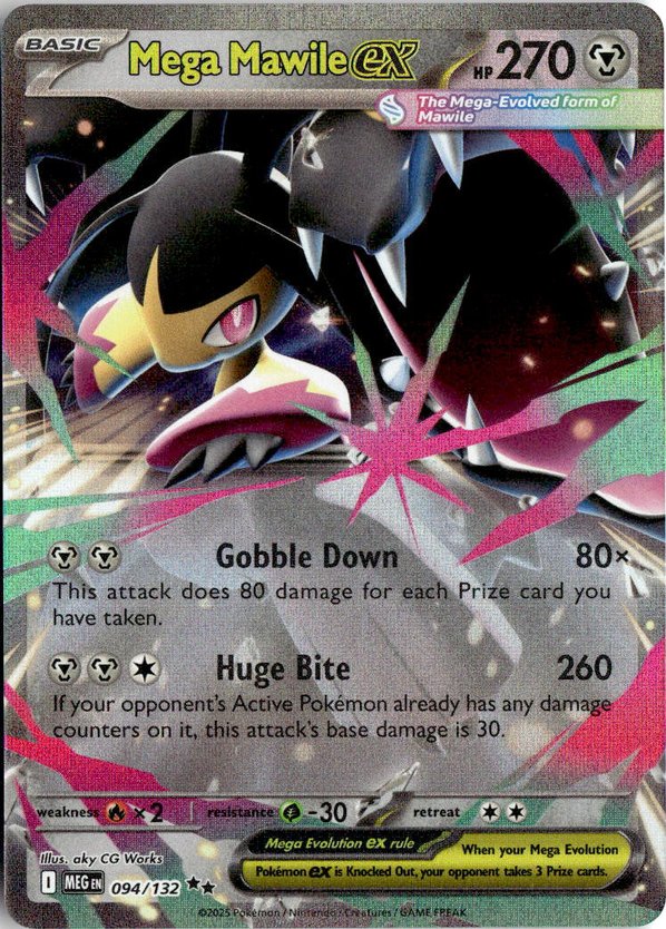 2025 Pokemon Mega Evolution Mega MawileEX graded slab