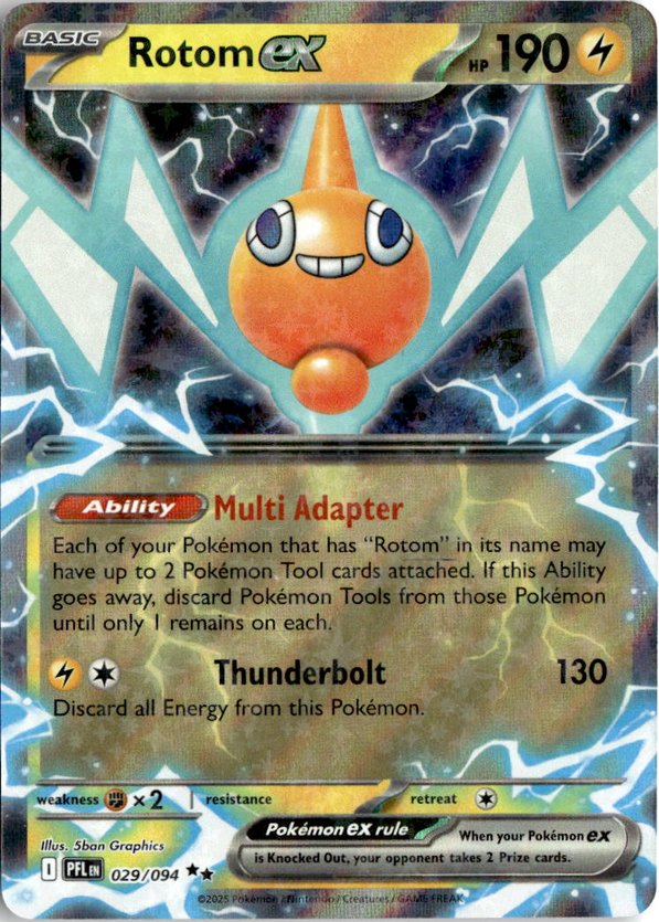 Rotom Ex graded slab