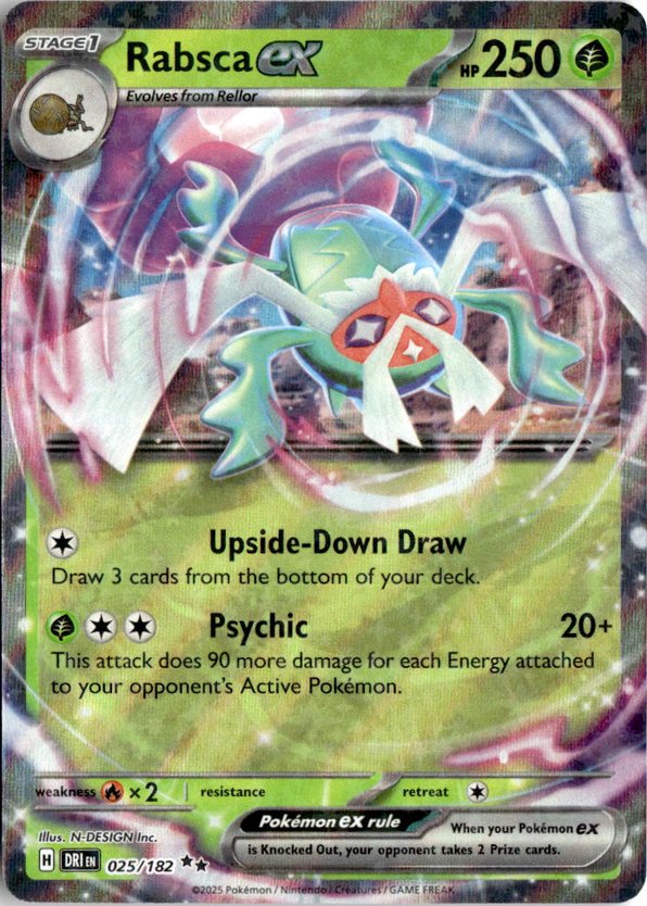 2025 Pokemon Scarlet And Violet RabscaEX graded slab
