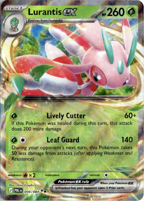 2026 Pokemon Mega Evolution Lurantis Ex graded slab