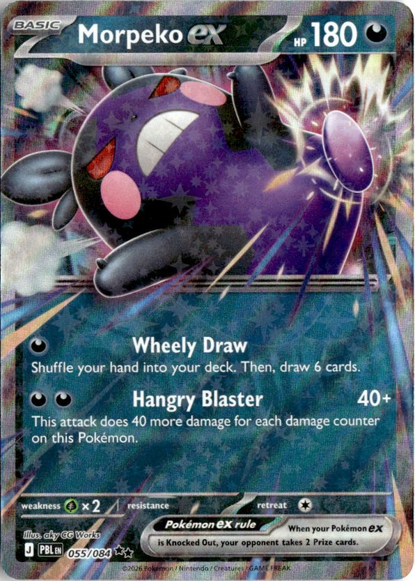 2026 Pokemon Mega Evolution MorpekoEX graded slab