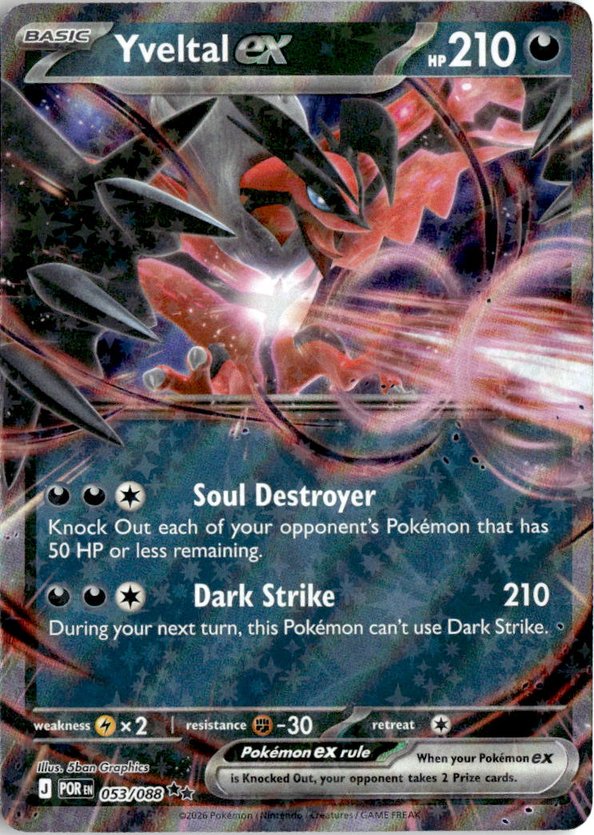 2026 Pokemon Mega Evolution YveltalEX graded slab