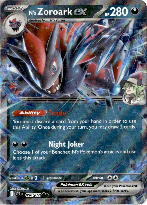 2025 Pokemon Scarlet And Violet N's ZoroarkEX graded slab