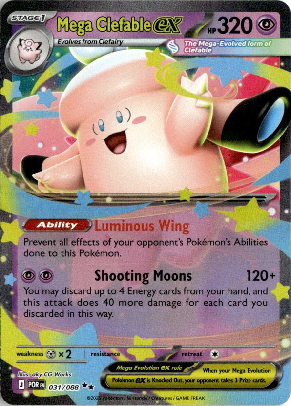 Mega Clefable Ex graded slab