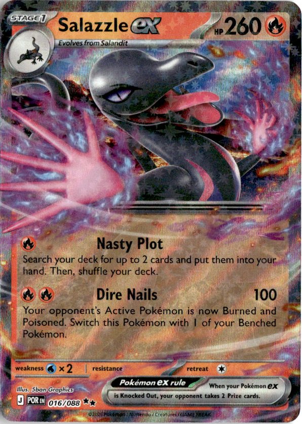 2026 Pokemon Mega Evolution SalazzleEX graded slab