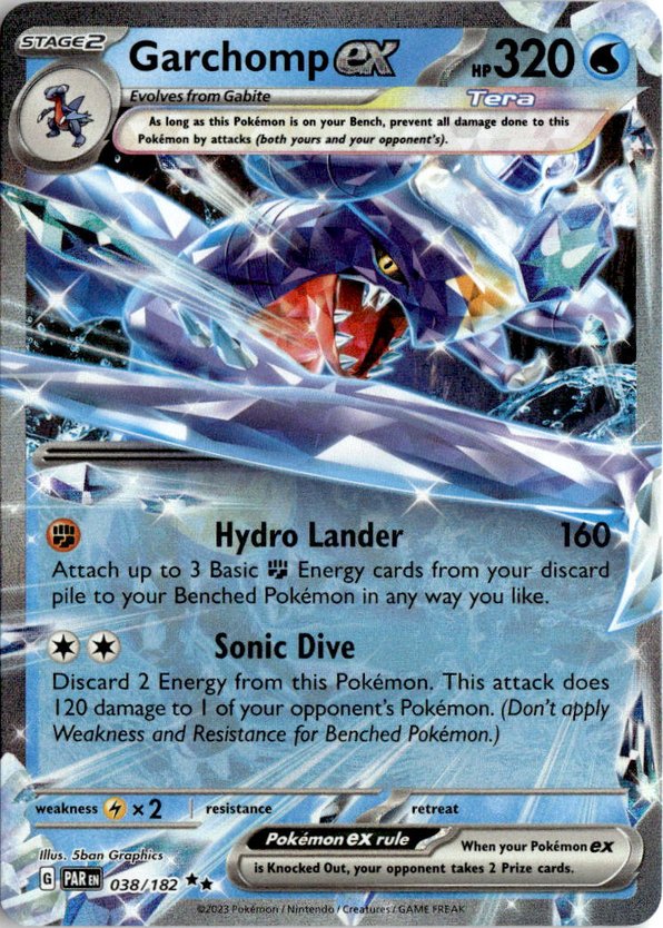 2023 Pokemon Scarlet And Violet GarchompEX graded slab