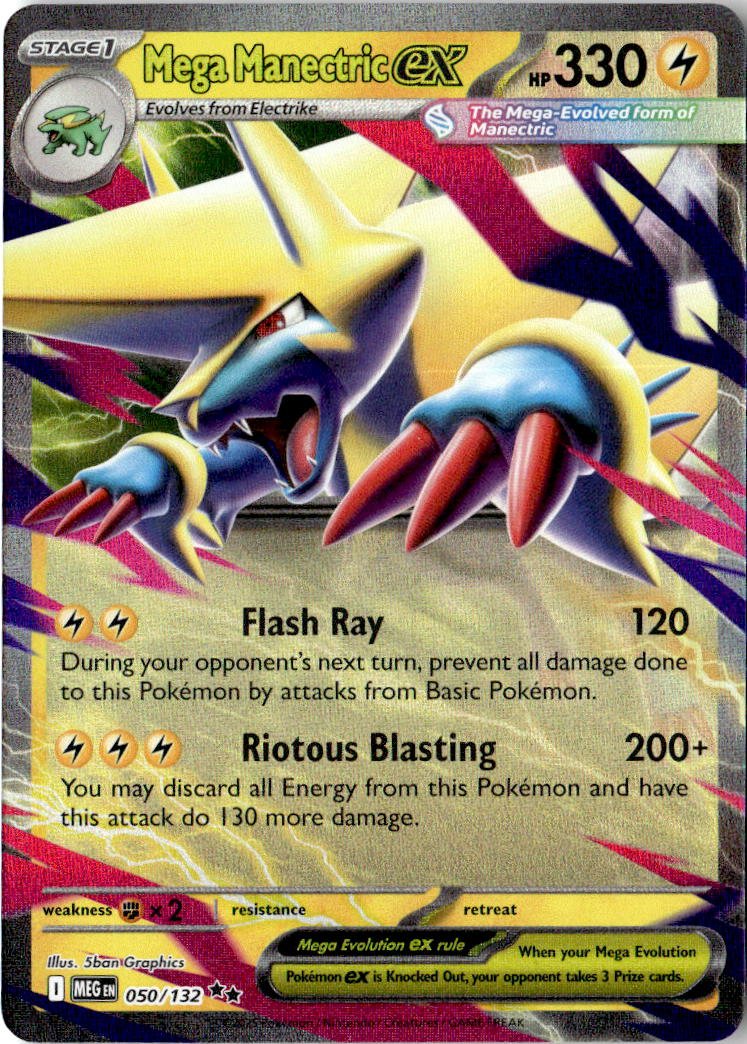 2025 Pokemon Mega Evolution Mega ManectricEX graded slab