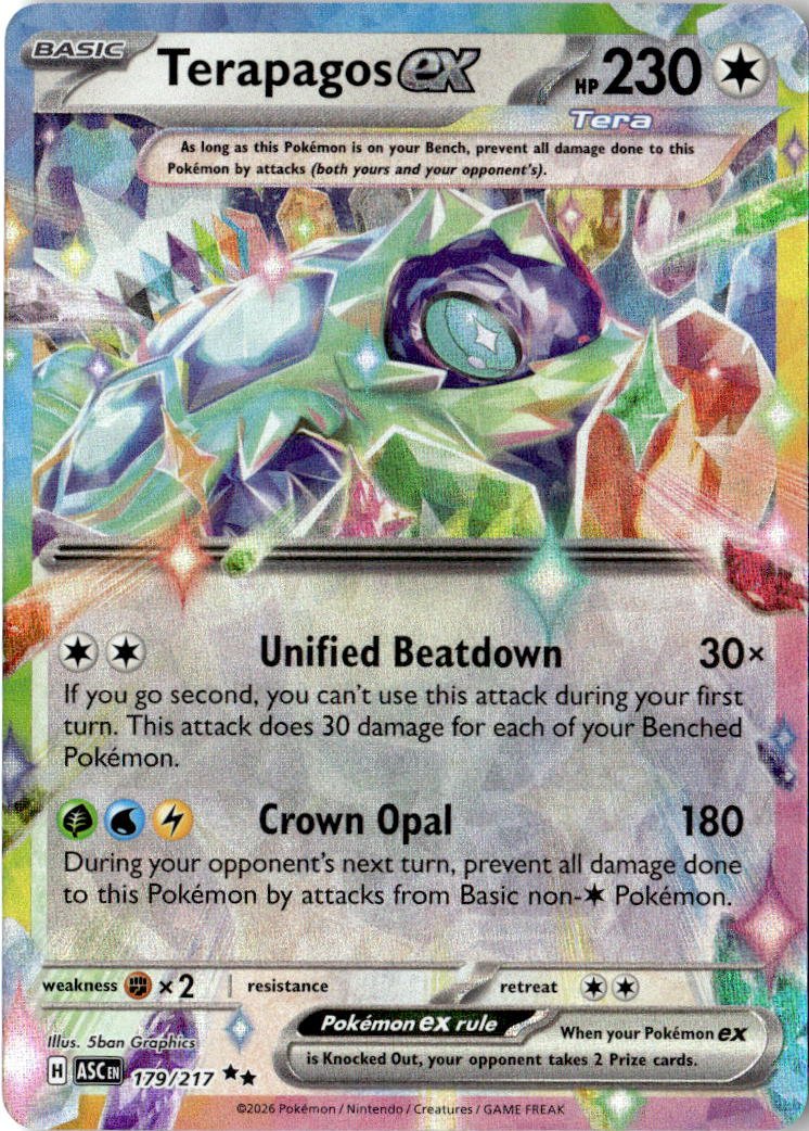 2026 Pokemon Mega Evolution TerapagosEX graded slab