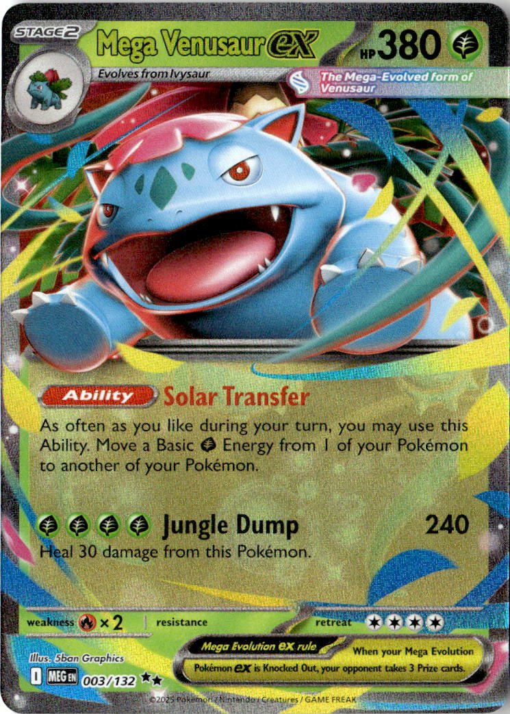 2025 Pokemon Mega Evolution Mega VenusaurEX graded slab