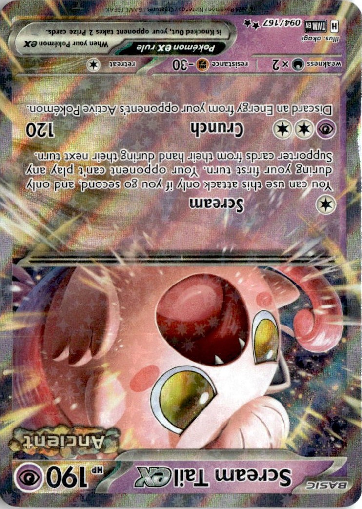 2024 Pokemon Scarlet And Violet Scream TailEX graded slab